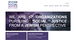 Desktop Screenshot of jewishsocialjustice.org